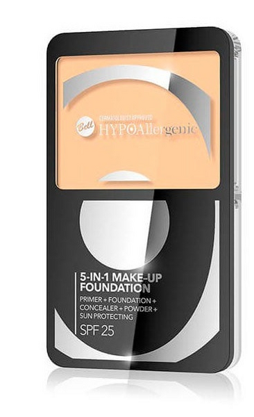 Bell Maquillaje Cream Matte 5 en 1 HYPO SPF25 Tono 02 13,5 gr