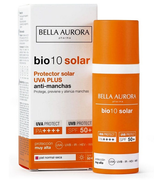 Bella Aurora Bio 10 Solar Antimanchas SPF50+ Piel Normal-Seca 50 ml
