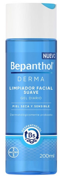 Bepanthol Derma Limpiador Facial Suave 200 ml