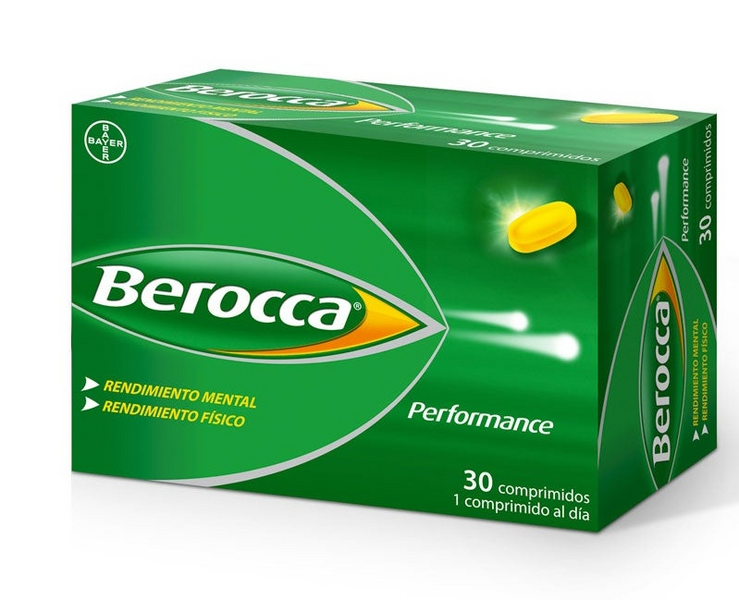 Berocca Performance Vitaminas y Rendimiento Bayer 30 Comprimidos