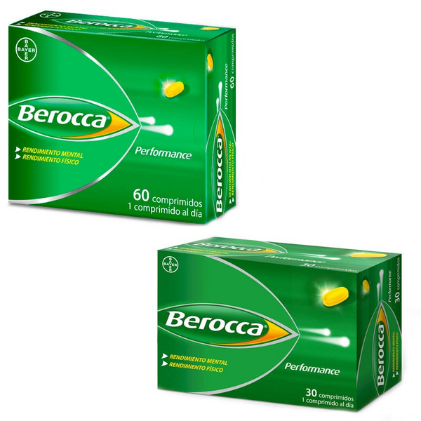 Berocca Performance Vitaminas y Rendimiento Bayer 60+30 Comprimidos