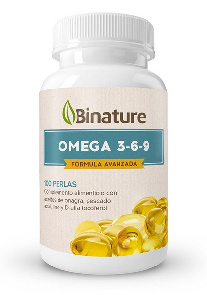 Binature Omega 3-6-9 1386 mg 100 Perlas