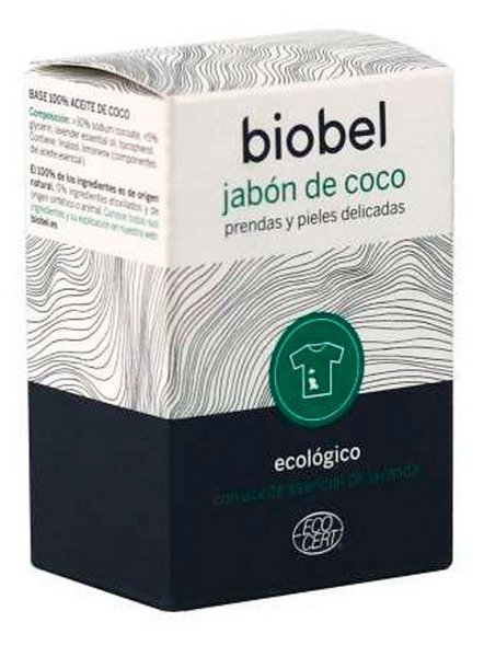 Biobel Jabón Pastilla Coco Prendas y Pieles Delicadas ECO 240 gr