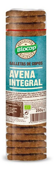 Biocop Galletas Copos Avena Integral 250 gr