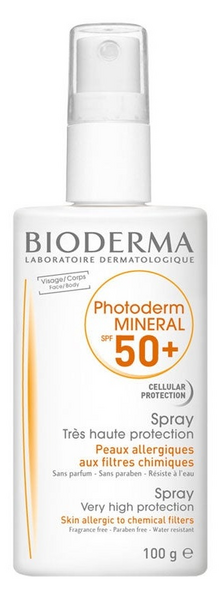 Bioderma Photoderm Mineral SPF50+ Spray Rostro y Cuerpo 100 gr