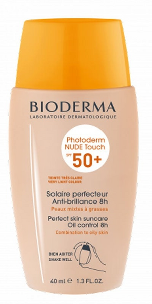 Bioderma Photoderm Nude Touch SPF50+ Color Muy Claro 40 ml