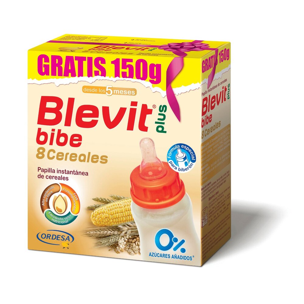 Blevit Plus 8 Cereales Bibe 600g+150g Gratis