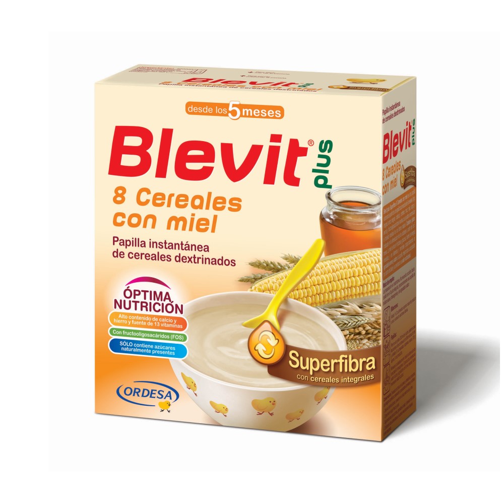 Blevit Plus Superfibra 8 Cereales Miel 600 g