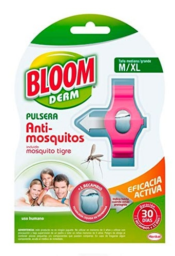 Bloom Pulsera Repelente Adultos Negro 1 ud