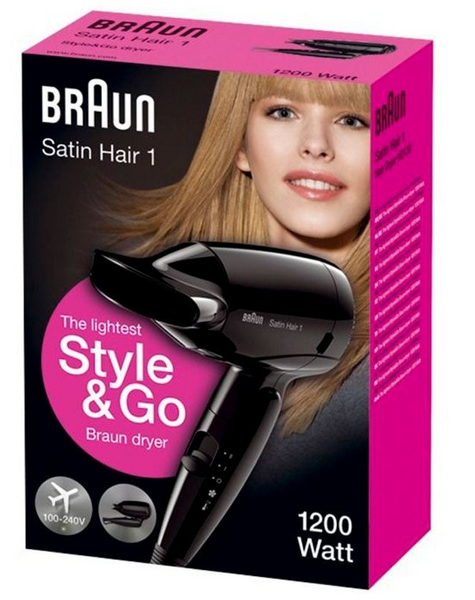 Braun Secador de Pelo Viaje Satin Hair 1