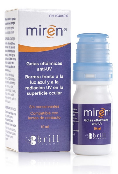 Brill Pharma Gotas Oftálmicas Anti UV Miren 10 ml