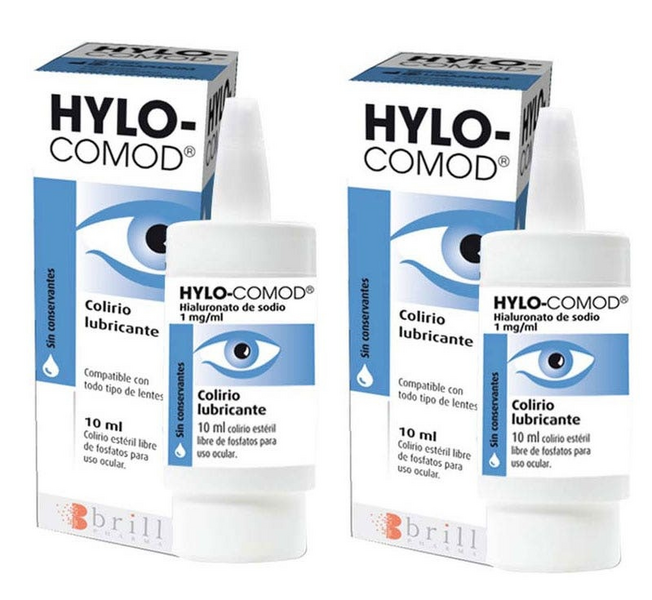Brill Pharma Hylo Comod Colirio Lubricante 2x10 ml