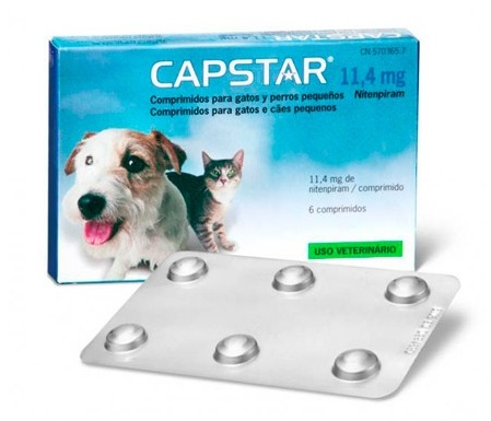 Capstar Perro y Gato 1-11 Kg 6 Comprimidos