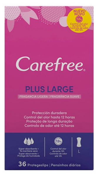 Carefree Protegeslips Maxi Plus 36 Uds