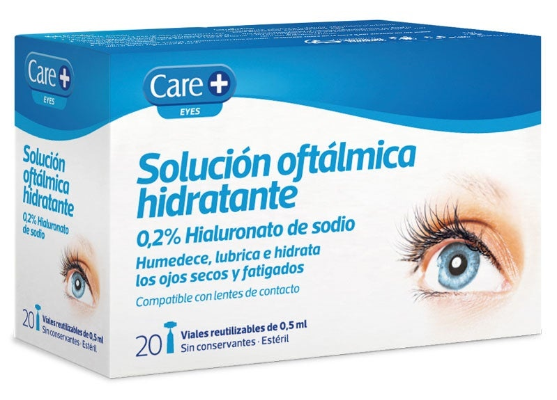 Careplus Solución Ocular 0,2% Ácido Hialurónico Care+Eyes 20 viales 0,5 ml