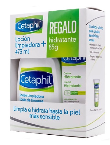 Cetaphil Loción Limpiadora 473 ml + Regalo Crema Hidratante 85 gr