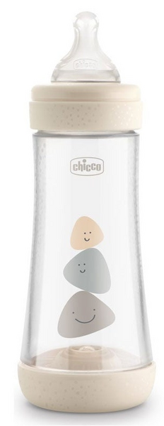 Chicco Biberón Perfect 5 +4m Silicona 300 ml Blanco