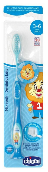 Chicco Cepillo Dental 3-6 Años Azul