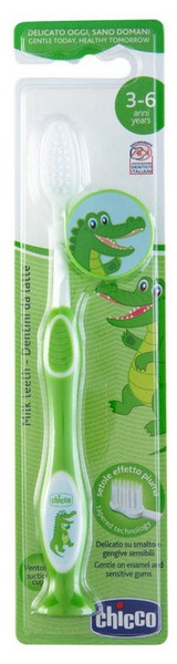 Chicco Cepillo Dental 3-6 Años Verde