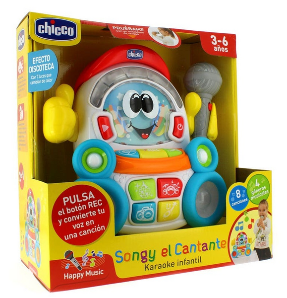 Chicco Karaoke Infantil Songy El Cantante 3-6 Años