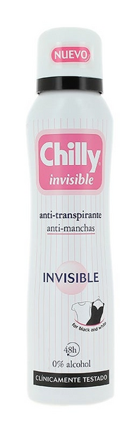 Chilly Desodorante Spray Invisible 150 ml