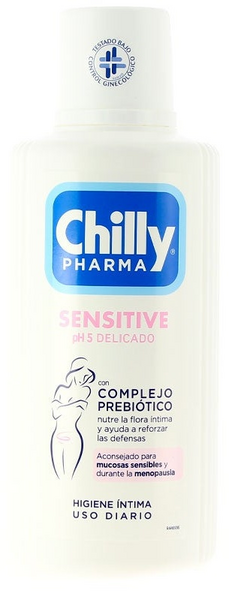 Chilly Gel Higiente Íntima Sensitive pH 5 Pharma 450 ml