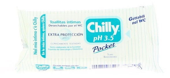 Chilly Toallitas Íntimas PH 35 Pocket