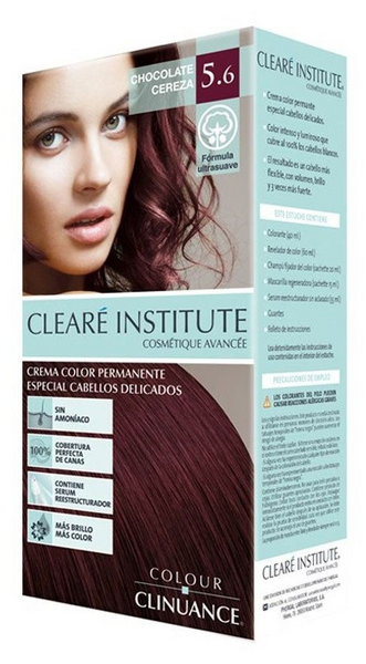 Cleare Institute Colour Clinuance Tinte Permanente Cabellos Delicados 56 Chocolate Cereza