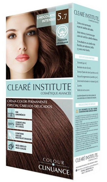 Cleare Institute Colour Clinuance Tinte Permanente Cabellos Delicados 57 Chocolate Intenso