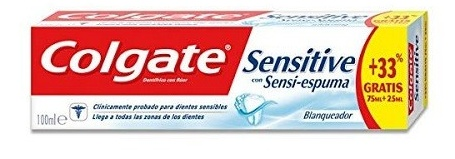 Colgate Sensitive Blanqueador Sensi-Espuma Pasta Dentífrica 100 ml