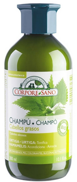 Corpore Sano Champú Antigrasa con Ortiga y Hamamelis 300 ml