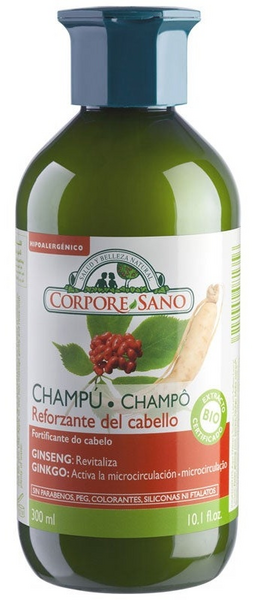 Corpore Sano Champú Fortificante Ginseng y Ginkgo 300 ml