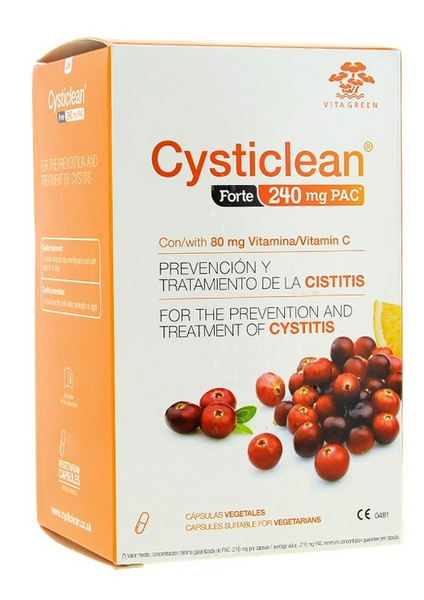Cysticlean Forte 240mg PAC 30 Cápsulas