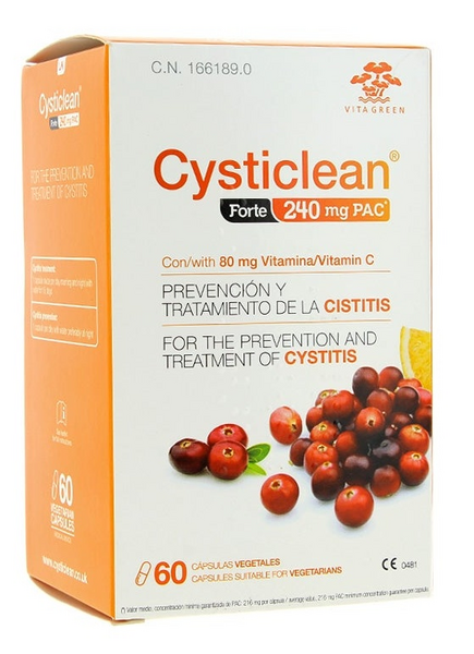 Cysticlean Forte 240mg PAC 60 Cápsulas