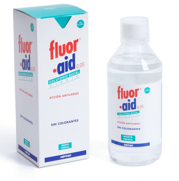Dentaid Fluor Aid 0,05 Colutorio Bucal Diario Menta Fresca 500 ml