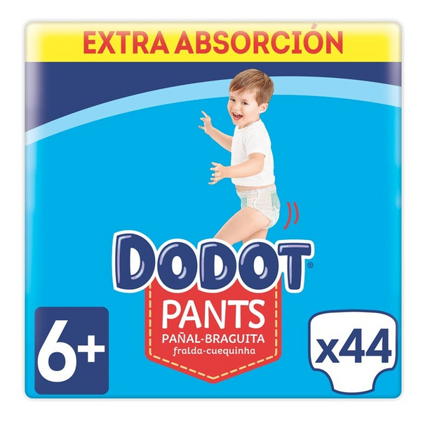 Dodot Pants Pañal-Braguita Extra T6 +15 Kg 44 Uds