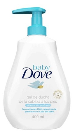 Dove Baby Hidratación Profunda Gel de Baño de La Cabeza a los Pies 400 ml