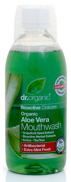 Dr. Organic Enjuague Bucal de Aloe Vera Orgánico 500 ml