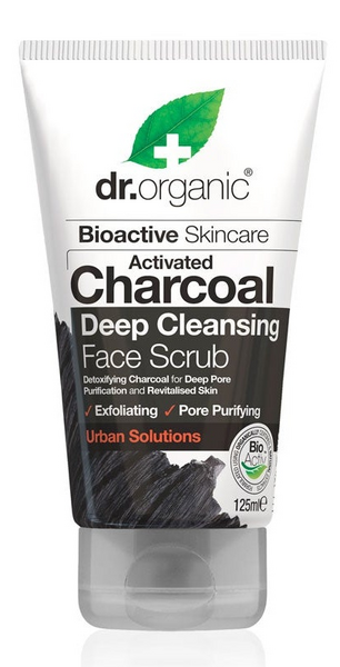 Dr. Organic Exfoliante Facial de Carbón Activado 125 ml