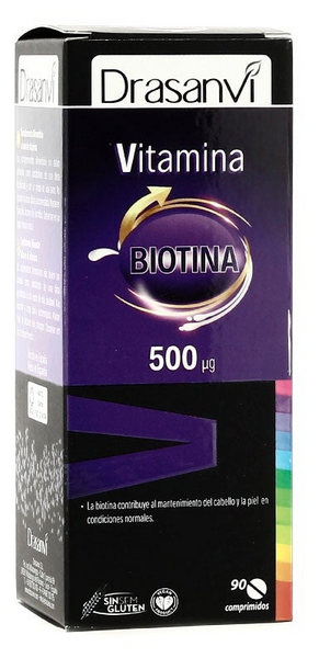 Drasanvi Vitamina H Biotina 500 mg 90 Comprimidos