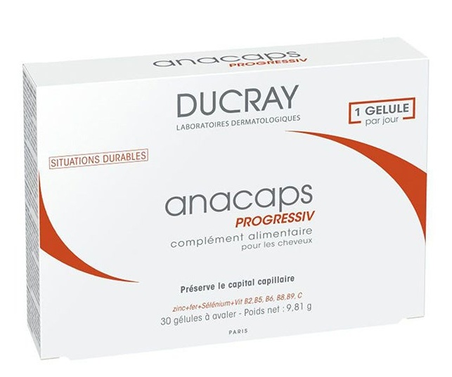 Ducray Anacaps Progressiv 30 Cápsulas