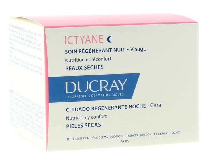 Ducray Ictyane Crema de Noche Pieles Secas 50 ml