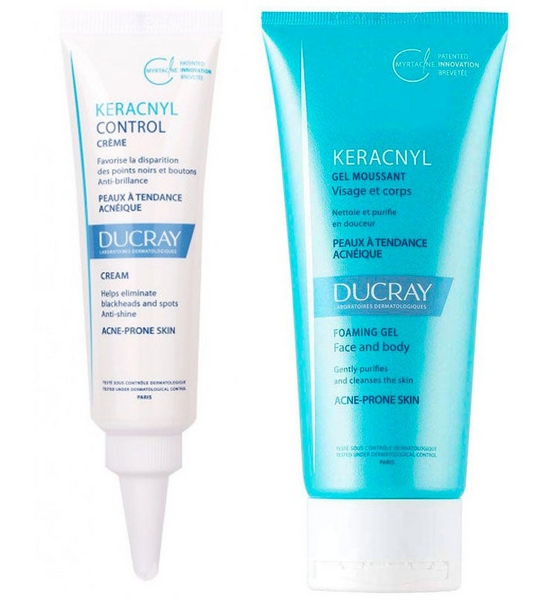 Ducray Keracnyl Control 30 ml + Gel Limpiador 200 ml