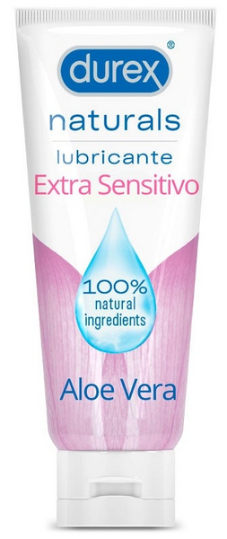 Durex Lubricante Natural Extrasensitivo Aloe Vera 100 ml