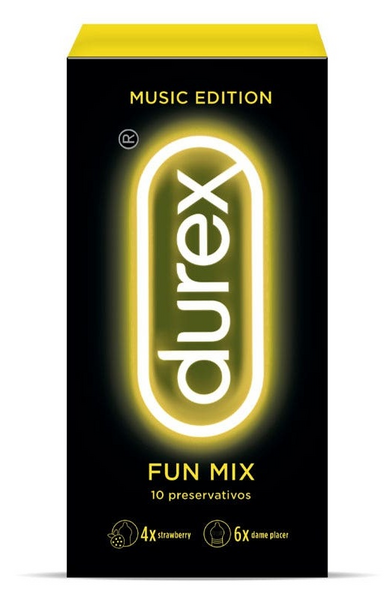 Durex Music Fun Mix 10 Preservativos