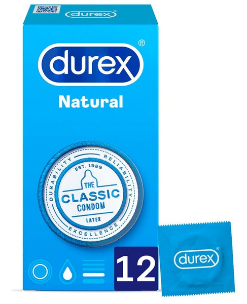 Durex Natural Plus Easy On Preservativo 12 Uds
