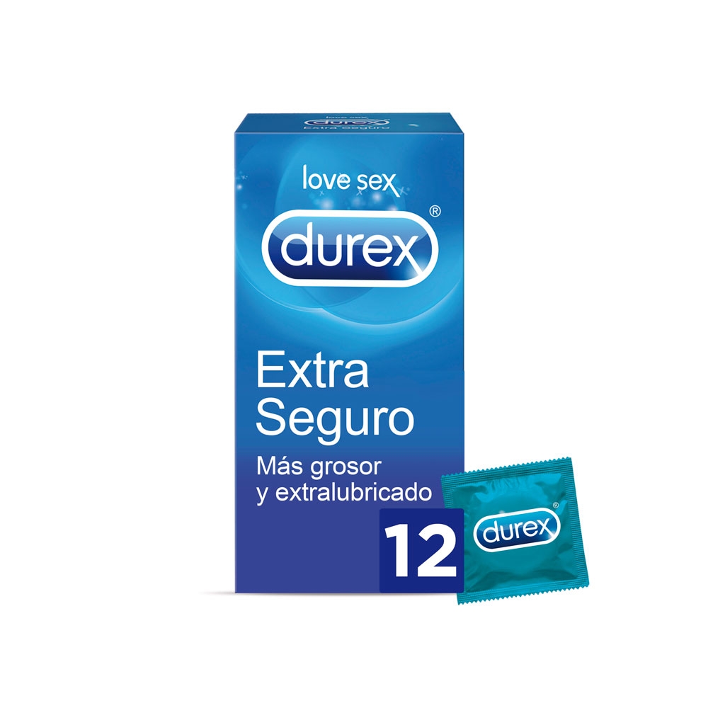 Durex Preservativos Extra Seguro 12 unidades