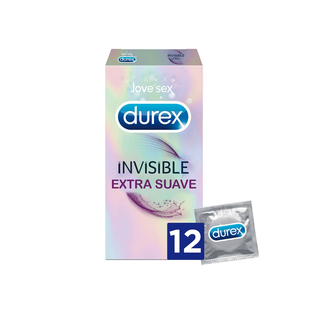 Durex Preservativos Invisibles extra sensitivos 12 unidades