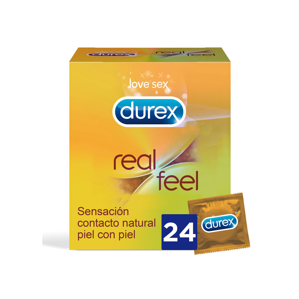 Durex Preservativos Real Feel Sin Latex 24 unidades