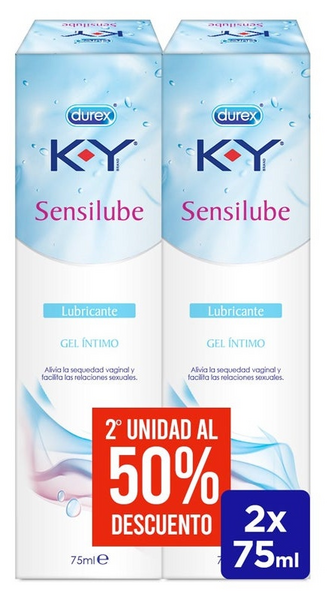 Durex Sensilube KY Gel Lubricante Íntimo 2x75 ml